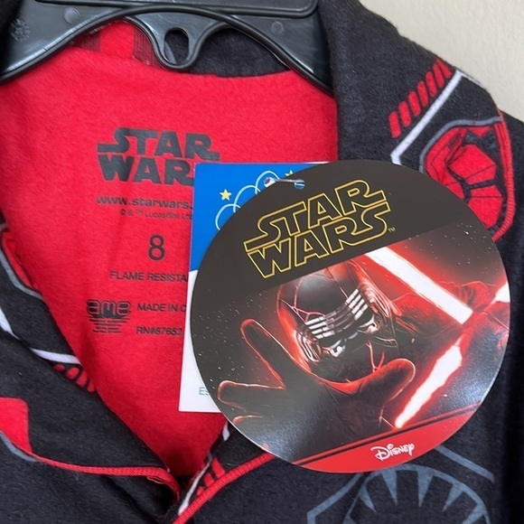 Brand New Disney 2-Piece Star Wars Storm Trooper Pajama Set Long Sleepwear - Picture 3 of 14